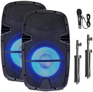 Pyle 600W Public Address System Kit PPHP210AMX