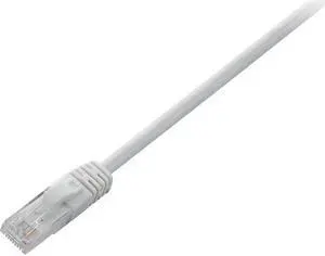 V7 White Cat6 Unshielded (Utp) Cable Rj45 Male To Rj45 Male 5M 16.4Ft