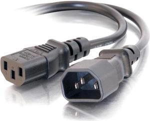 C2G 03142 C2G : 2FT 18 AWG COMPUTER POWER EXTENSION CORD (IEC320C14 TO IEC320C13) (TAA COM