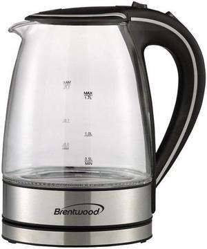 Mr. Coffee Digital Electric Kettle, Brushed Stainless Steel, 1.8 qt