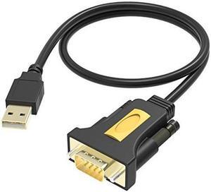 VISION Professional installation-grade USB-A to Serial RS-232 adapter - LIFETIME WARRANTY - works with mac and pc - inst