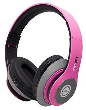 ijoy matte finish premium rechargeable wireless headphones bluetooth over ear headphones foldable headset with mic glm