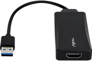 Rocstor Premium Usb To Hdmi Adapter - Usb 3.0 To Hdmi External Usb Video Graphics Adapter - Resolutions Up To 1920X1200 1080P- 1X Usb 3