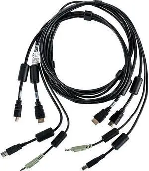 Vertiv Avocent USB Keyboard and Mouse, HDMI and Audio Cable, 10 ft. for Vertiv Avocent SV and SC Series Switches