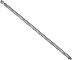 10 Pcs 1/4-Inch Hex Shank 200mm Length Phillips 6PH2 Magnetic Screw Driver S2 Screwdriver Bits
