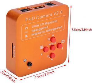 21MP USB C-mount High Resolution Industry Microscope Camera Kit 2K 1080P HD Video Camera