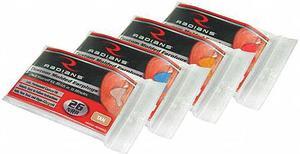 RADIANS CEP001-T Reusable Uncorded Molded Ear Plugs, Custom Fit Shape, 26 dB, 1