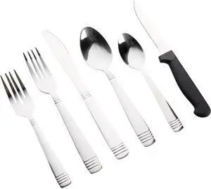 Gibson Home Palmore Plus 55-Piece Flatware Set