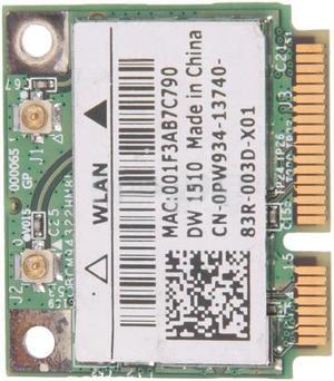 Half-Mini Wireless Wifi Network Card for DW1510 PW934 BCM94322HM8L Green