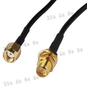 RF Coaxial cable SMA to SMA connrctor RP-SMA male to RP-SMA female RG174 pigtail cable 15cm or other fast ship