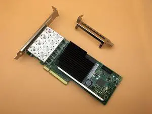 4 Port SFP+ 10G PCIE X8 LC Fiber Ethernet Converged Network Adapter NIC X710-DA4