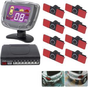 Intelligent Parking Assistance System with 8 Waterproof 16.5mm Car Parking Sensor and LCD Display Monitor