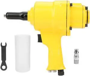 Industrial Pneumatic Riveter Double Cylinder Type Air Riveter Pneumatic Nail Gun Riveting Tool