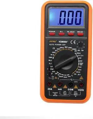 VC9808A+ True RMS Digital Multimeter Avometer DCV ACV DCA ACA Resistance Inductance Capacitance Frquency and Temperature TEST