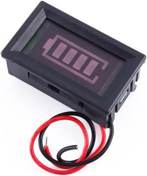 12V Acid Lead Lithium Batteries Indicator Battery Capacity Red LED Display Tester with Voltmeter Batterie Capacity Testeur