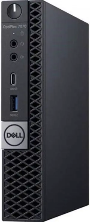 Dell OptiPlex 7000 7070 Desktop Computer - Core i7 i7-9700T - 16 GB RAM - 256 GB SSD - Micro PC