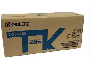 Kyocera TK-5272C Original Toner Cartridge - Cyan - Laser - 6000 Pages - 1 Each
