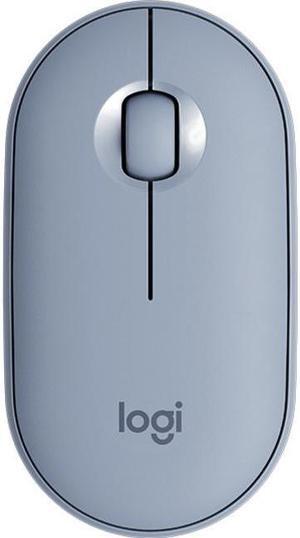 Logitech PEBBLE M350 910-005773 Blue Grey 3 Buttons 1 x Wheel Dual (RF / Bluetooth Wireless) Optical Mouse