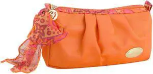 Jacki Design Summer Bliss Compact Makeup Cosmetic Bag Orange