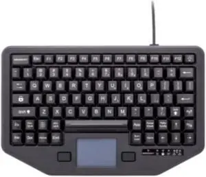 iKey Full Travel Keyboard - Cable Connectivity - USB InterfaceTouchPad - Emergency, Adjustable Backlighting Hot Key(s)
