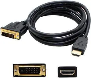 AddOn HDMI2DVIDS-5PK 6ft Black HDMI to DVI-D Cable x 5