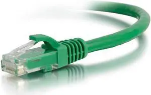 C2G 50794 30 ft. Cat6a Snagless Unshielded (UTP) Ethernet Network Patch Cable - Green