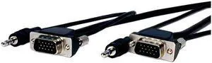 Comprehensive MVGA15P-P-15HR/A Comprehensive 15' hr pro series micro vga hd15 plug-to-plug with audio cable