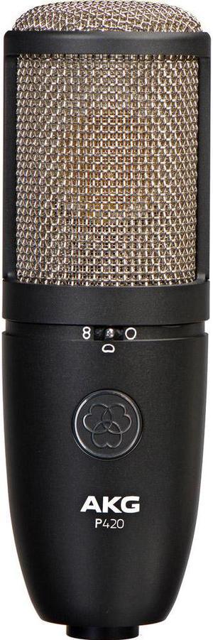 AKG Pro Audio P420 Large Dual Diaphragm Studio Condenser Microphone