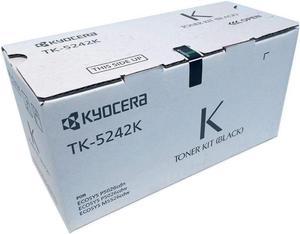 Black Toner Cartridge for Kyocera TK-5242K ECOSYS M5526cdw, ECOSYS P5026cdw, Genuine Kyocera Brand