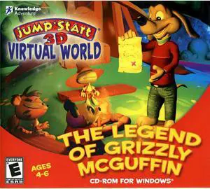 JumpStart 3D Virtual World Legend Grizzly McGuffin JC