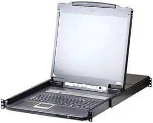 Aten CL5716IN 16-Port 19" LCD  Integrated  IP USB/PS2 Combo KVM