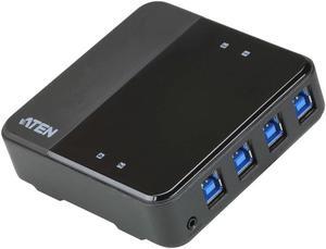 ATEN US3344 4x4 USB 3.1 Gen1 Peripheral Sharing Switch w/3-Yr Warranty