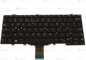 New US INTL Dell OEM Latitude 5289 7280 5280 7380 Laptop Keyboard No BL 1TC47