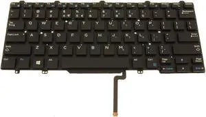 New Dell OEM Latitude 13 7350 Backlit Dock Keyboard US INTL 1PM8M