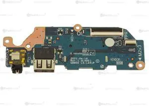 Dell OEM Inspiron 3510 USB Audio Port SD Card Reader IO Circuit Board VWVFG