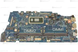 Dell PD7RH Latitude 3410 Laptop Motherboard - Intel Core i5-10210U - Quad Core - 1.6 GHz - DDR4 SDRAM