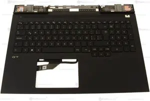 SPANISH Dell OEM G Series G7 7700 Palmrest Backlit Laptop Keyboard 9H62H