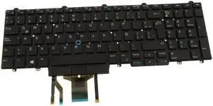 SPANISH Dell OEM Latitude E5550 Precision 3510 7510 Laptop Keyboard CMT2P