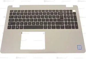 New Dell OEM Inspiron 5584 Palmrest Keyboard Assembly No BL JM5FM