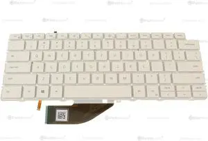 Dell XPS 7390 9310 2-in-1 Backlit Keyboard White XD3H3 WW39R VKJ01
