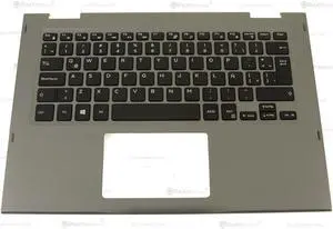 Spanish Dell OEM Inspiron 5379 2-in-1 Palmrest Keyboard Laptop Keyboard KM043