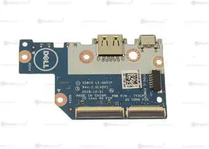 Dell OEM Chromebook 3100 Laptop Right-Side USB Ports IO Circuit Board G61M2