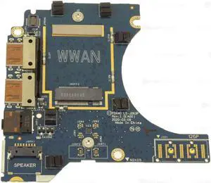 Dell OEM Latitude 7410 Right-side IO Circuit Board Audio USB Power  WDKDT