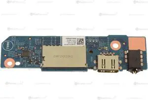 Dell OEM Inspiron 7405 2-in-1 Right-side IO Circuit Board SD Slot Audio  RRT4V