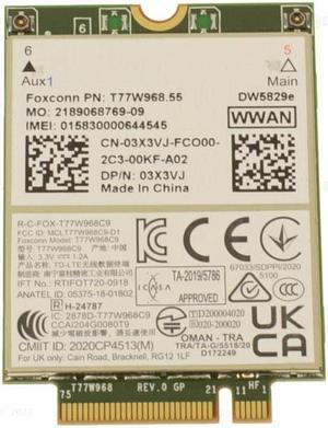 New Dell OEM Wireless DW5829e M.2 Mobile Broadband 4G WWAN Card 3X3VJ