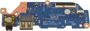 Dell OEM Inspiron 3530 USB Audio Port SD Card Reader IO Circuit Board XJDDJ