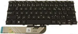 New French Canadian Dell OEM Inspiron 7386 15 7586 Backlit Keyboard 1VTXY