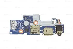 Dell OEM Inspiron 5501 5502 USB Audio Port SD Card Reader IO Circuit Board 6HJJ6 Dell OEM Inspiron 5501 5502 USB Audio Port SD Card Reader IO Circuit Board 6HJJ6