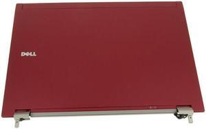 New RED Dell OEM Latitude E6510 15.6" LCD Back Cover Lid Assembly  Hinges 99D1JF