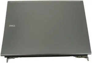 New Dell OEM Precision M6400 17" LCD Back Cover Lid Assembly  Hinges J42J1